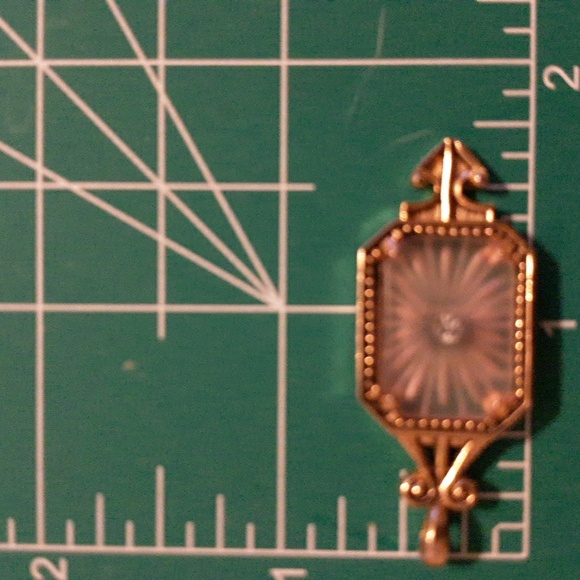 Avon 1977 Frostlights Camphor Glass Vintage Pendant - Picture 6 of 6